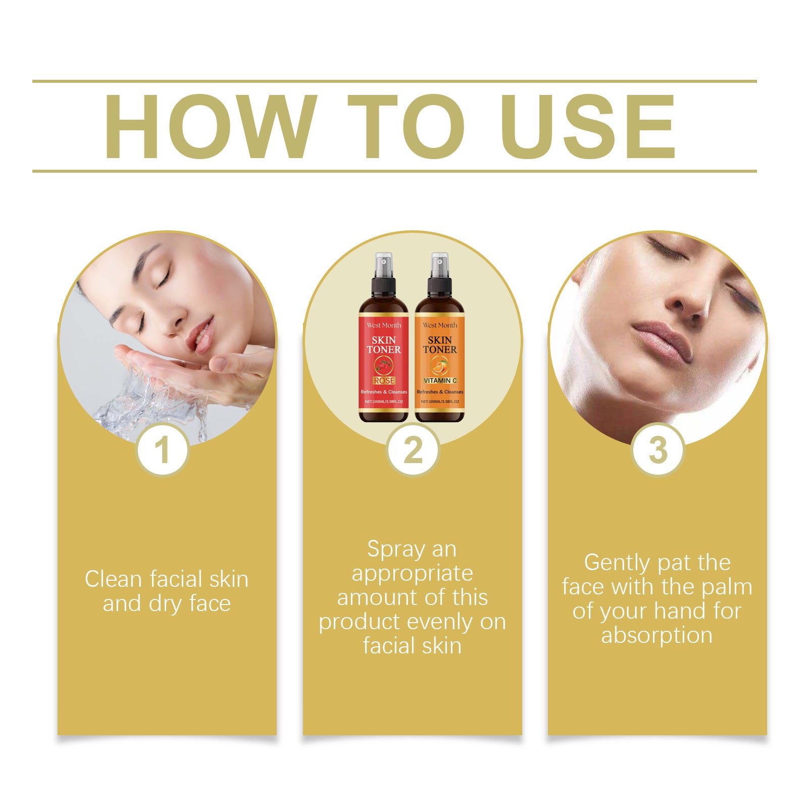 Toner Spray Hydrates And Moisturizes And Brightens Skin