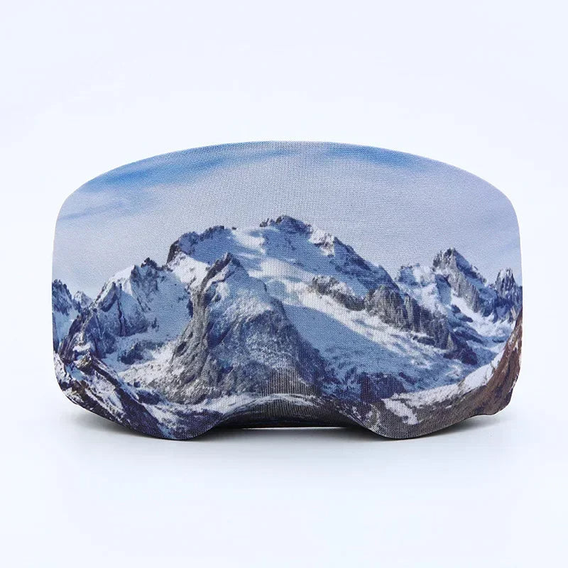Ski Goggle Cover Scratch-Proof Snowboarding Goggles Protector Stretchy Skiing Eyewear Covers Snow Sport Glasses Protective Gear
