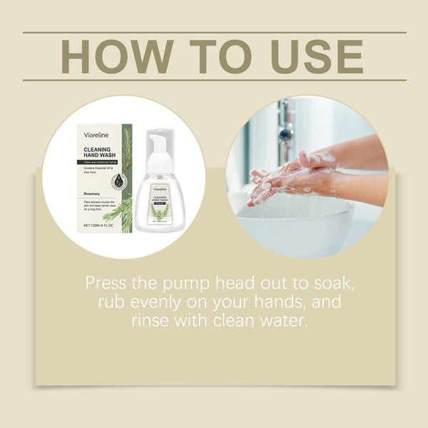 Foaming Hand Sanitizer (Lemon Flavor) Gentle Cleansing, Soothing Decontamination, Moisturizing Care Hand Cleansing Foam