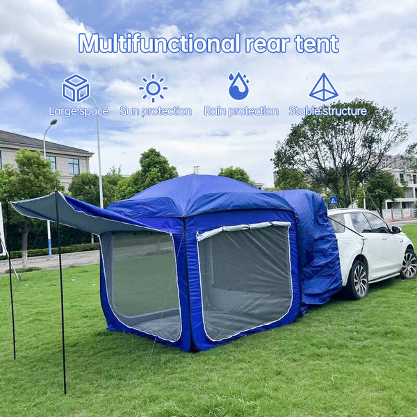 Outdoor Extended SUV Tail Tent Room, Vehicle-mounted Tent, Trunk Tent, Car Rear Trunk Tent