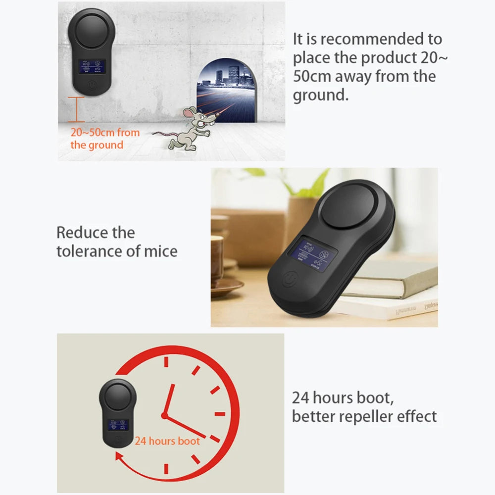 Improved Version Electronic Cat Ultrasound Anti Mosquito Insect Repeller Rat Mouse Cockroach Pest Reject Repellent