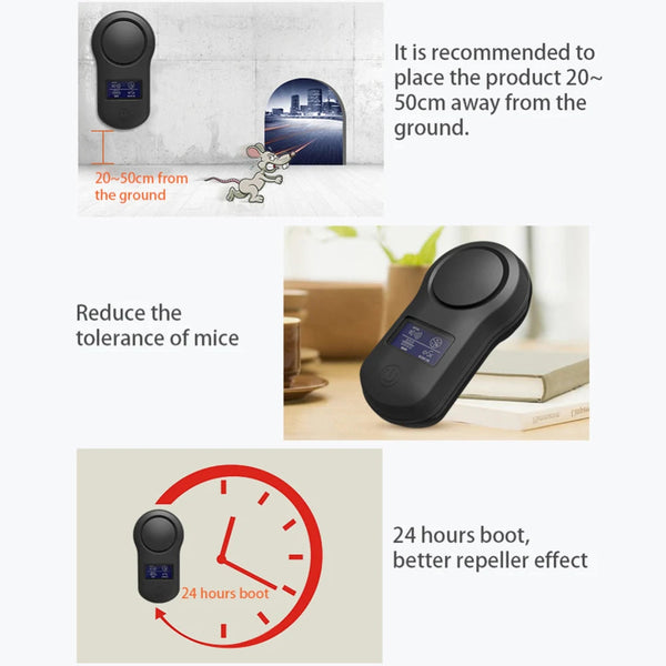 Improved Version Electronic Cat Ultrasound Anti Mosquito Insect Repeller Rat Mouse Cockroach Pest Reject Repellent