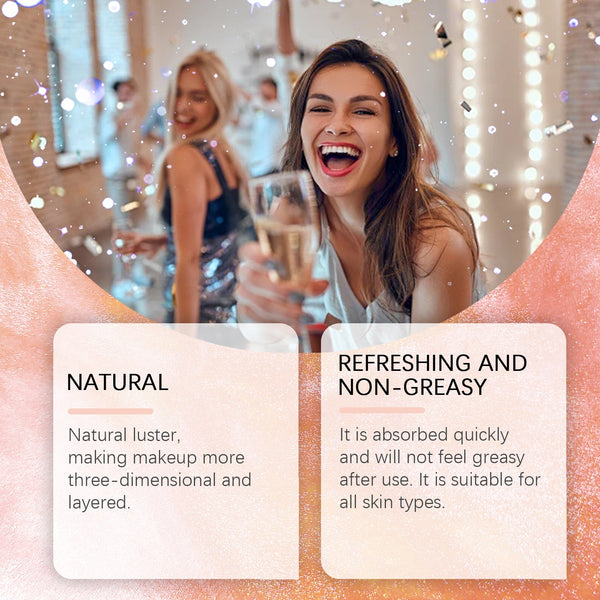 Face Highlight Oil Stick Set Party Ball Show Makeup Ball Liquid Fluorescent Highlight Oil