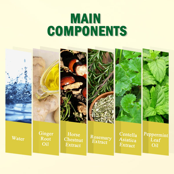 Ginger Care Cream Relieves Leg Discomfort Daily Body Massage Repair Cream