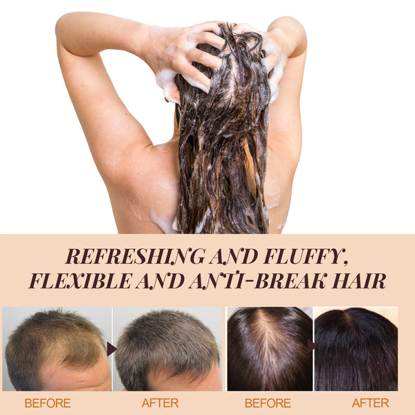 Horse Oil Shampoo Deep Cleaning Scalp Dandruff Control Oil Control Fluffy Hair Moisturizing Hair Care