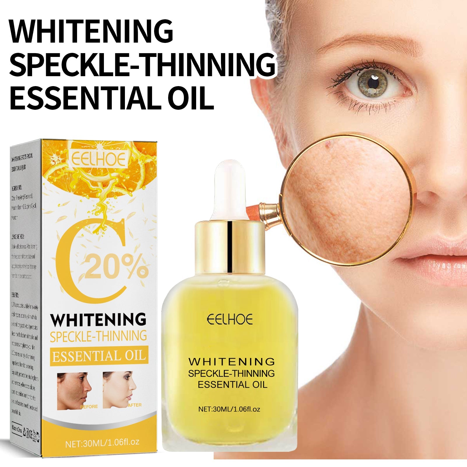 White Plus Blemish Facial Essence, Blemish Fine Lines, Moisturizing, Whitening And Brightening Skin