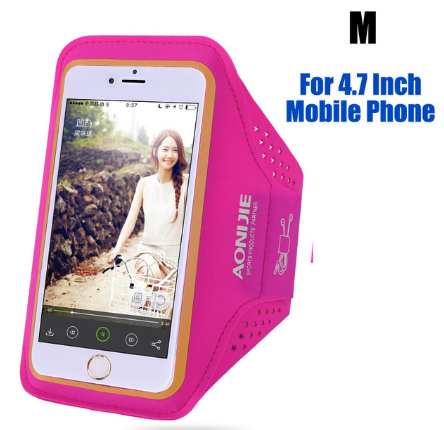 AONIJIE  Running Arm Pack Outdoor Sport Hiking Camping Gym Fitness 5.5 4.7 Inch Touch Screen iPhone 6S Mobile Phone Bag