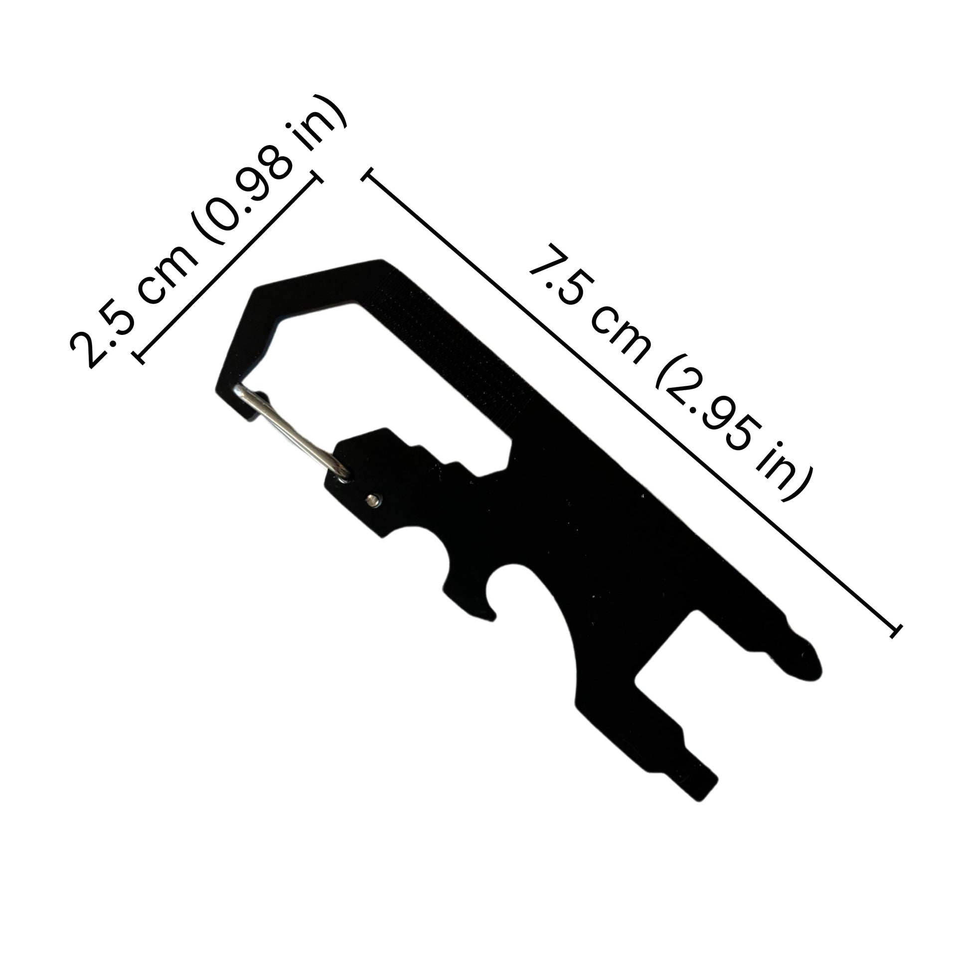 Outdoor Multi-function EDC tool card opener keychain with multi-purpose gadgets outdoor tools