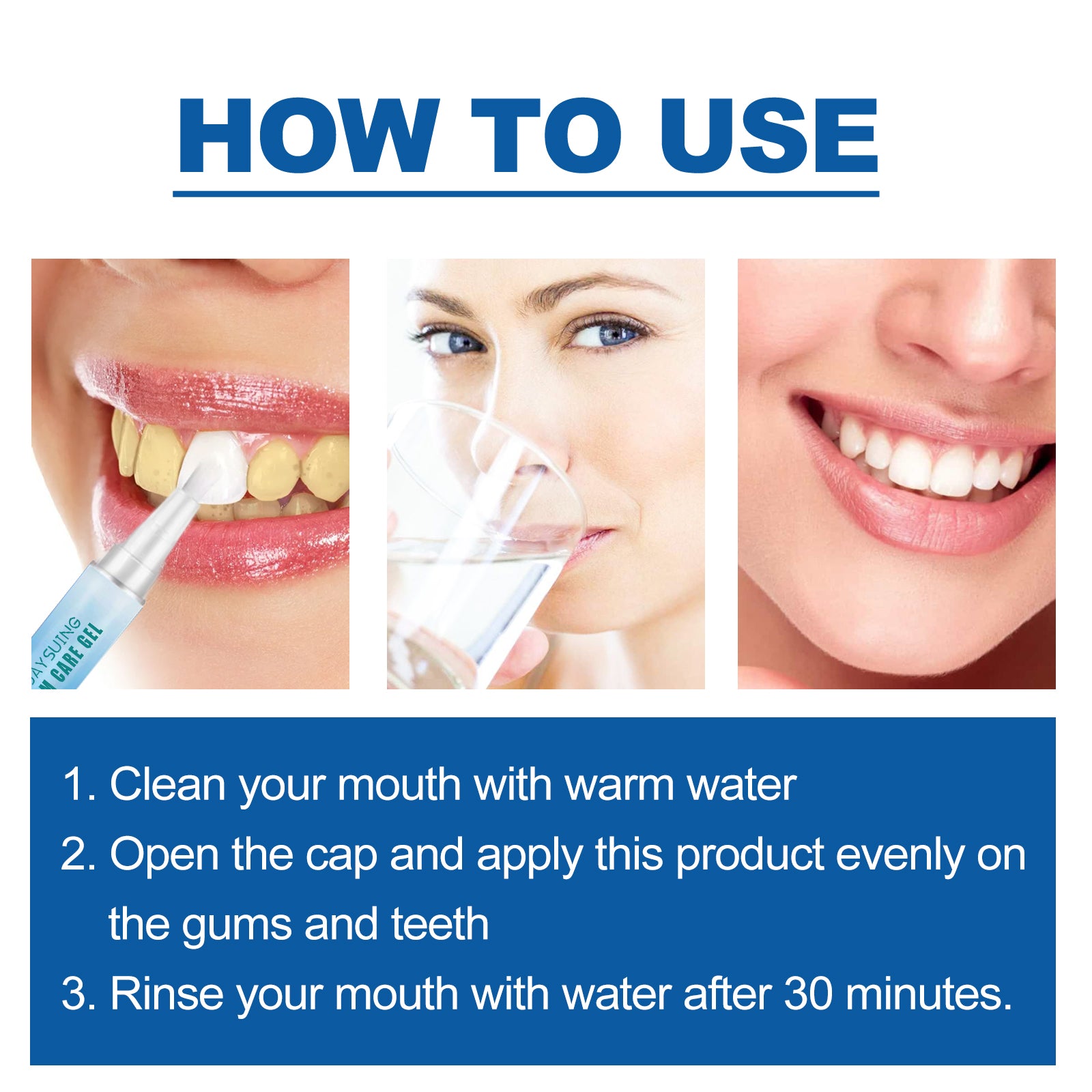 Gum Repair Fluid Pen For Cleaning Stains, Whitening Teeth, Gingival Care And Dental Care