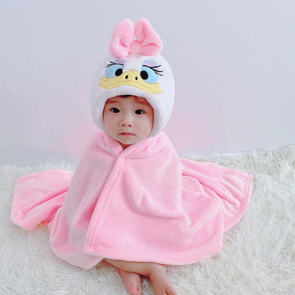Infant Baby Cloak Cloak Quilt Multi-style Cartoon Flannel Quilt