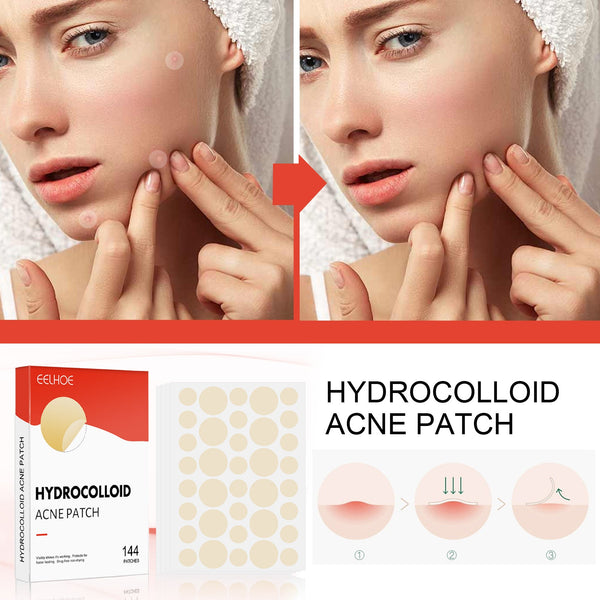 Hydrocolloid Acne Patch Face Invisible Makeup Closed Mouth Acne Clear Acne Waterproof Breathable Facial Treatment