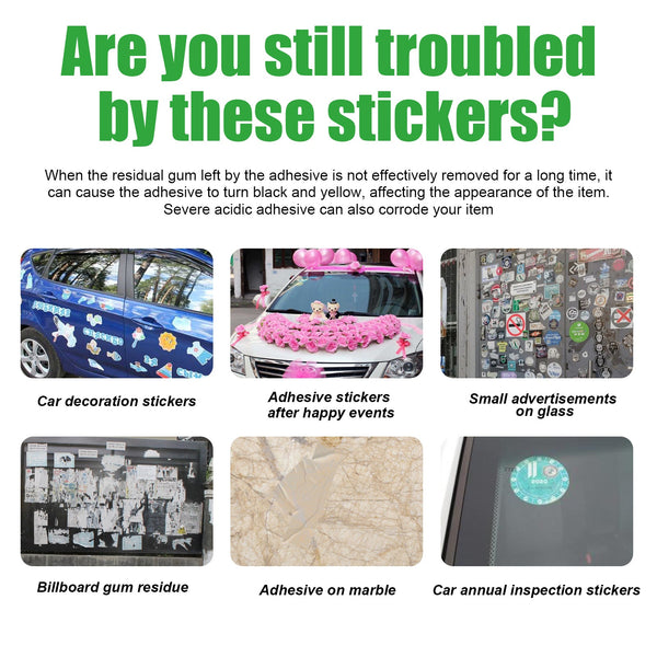 Multipurpose Adhesive Remover, Multi-Purpose Adhesive Removal Self-Adhesive Double-Sided Adhesive Removal Adhesive Cleaning Adhesive No Residue Cleaner