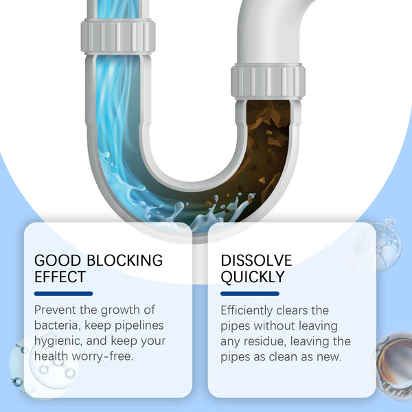 JAKEHOE drain Unclog cleaner, kitchen toilet sink drain clog unclog cleaner