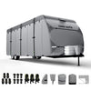 Umbrauto RV Cover,7 Layers Travel Trailer Cover, Waterproof Camper Cover,Grey