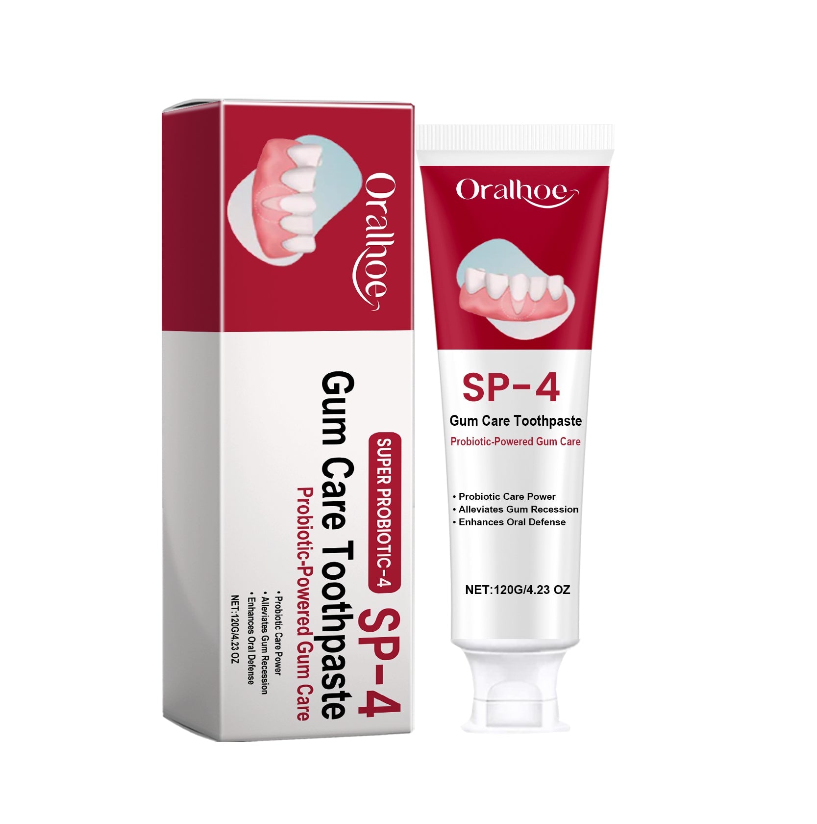 Gum Care Toothpaste Gently Brightening Teeth, Cleaning Yellow Stains And Improving Tooth Enamel