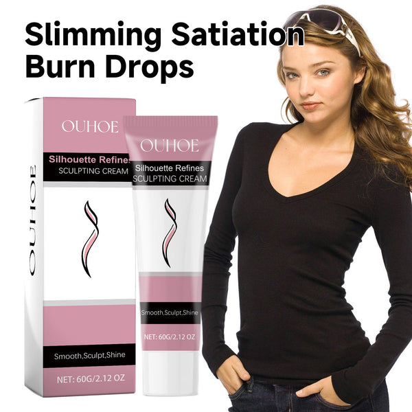 Silhouette Refines Sculpting Cream, Relax The Muscle Belly In Compact Leg Arm Proud Flesh Model Body Slimming Massage Cream