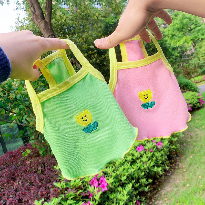 Mile Pet Dog Slim Summer Sheer Schnauzer Pome Teddy Small Dog Bears Cat Clothes