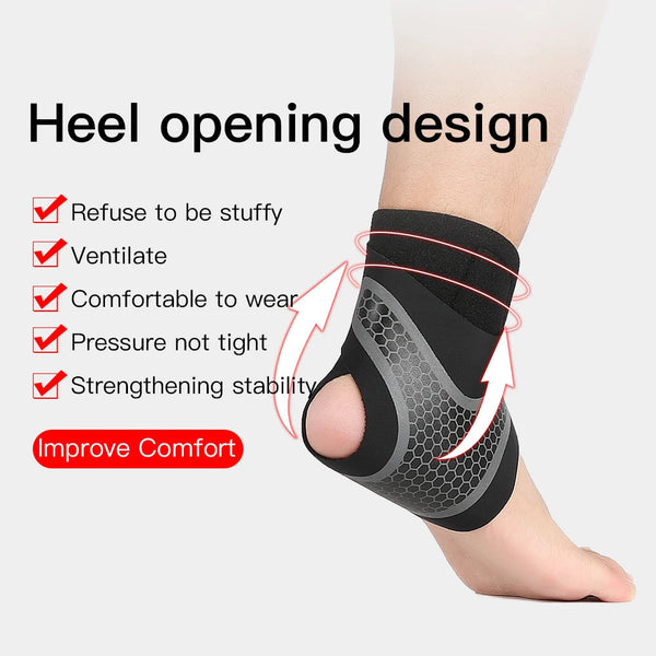 Bicycle basketball two-way strong pressure adjustable outdoor sports ankle protector