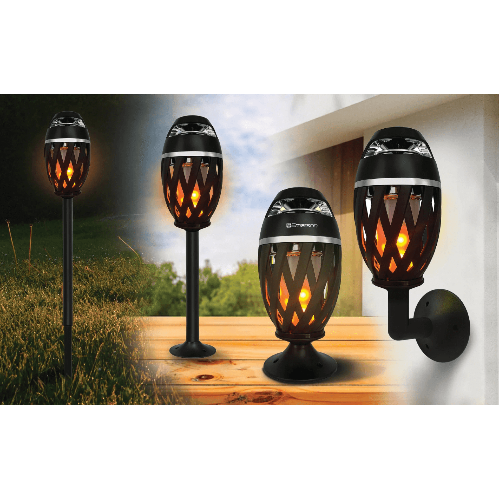 Emerson Outdoor Flame Light Bluetooth Speaker