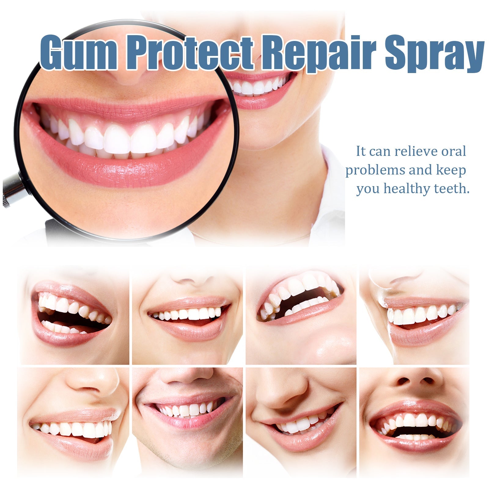 Gum Protect Repair Spray, Relieve Swelling And Pain Of Inflamed Gums Whitening Teeth Oral Cleaning Care Spray
