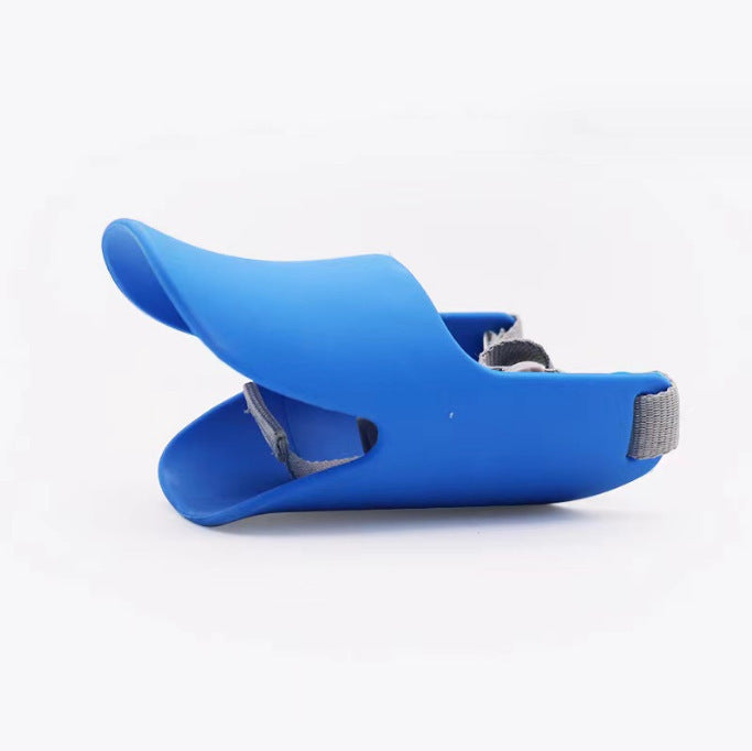 Dog Muzzle Anti-Bite and Anti-Bark Silicone Duckbill Muzzle Comfortable and Breathable Adjustable Strap Pet Mask