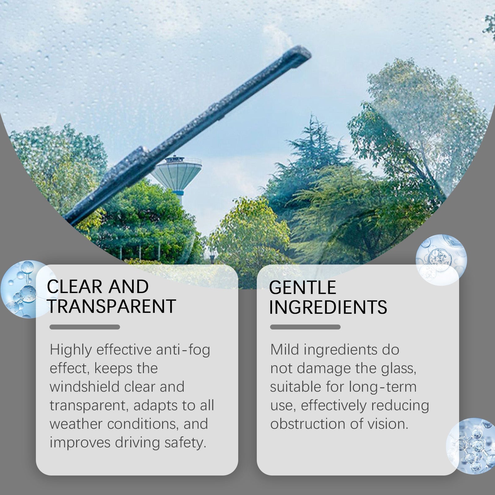 Automotive Windshield Coating Agent Windshield Stain Removal And Rain Protection Cleaning Vehicle Coating Agent