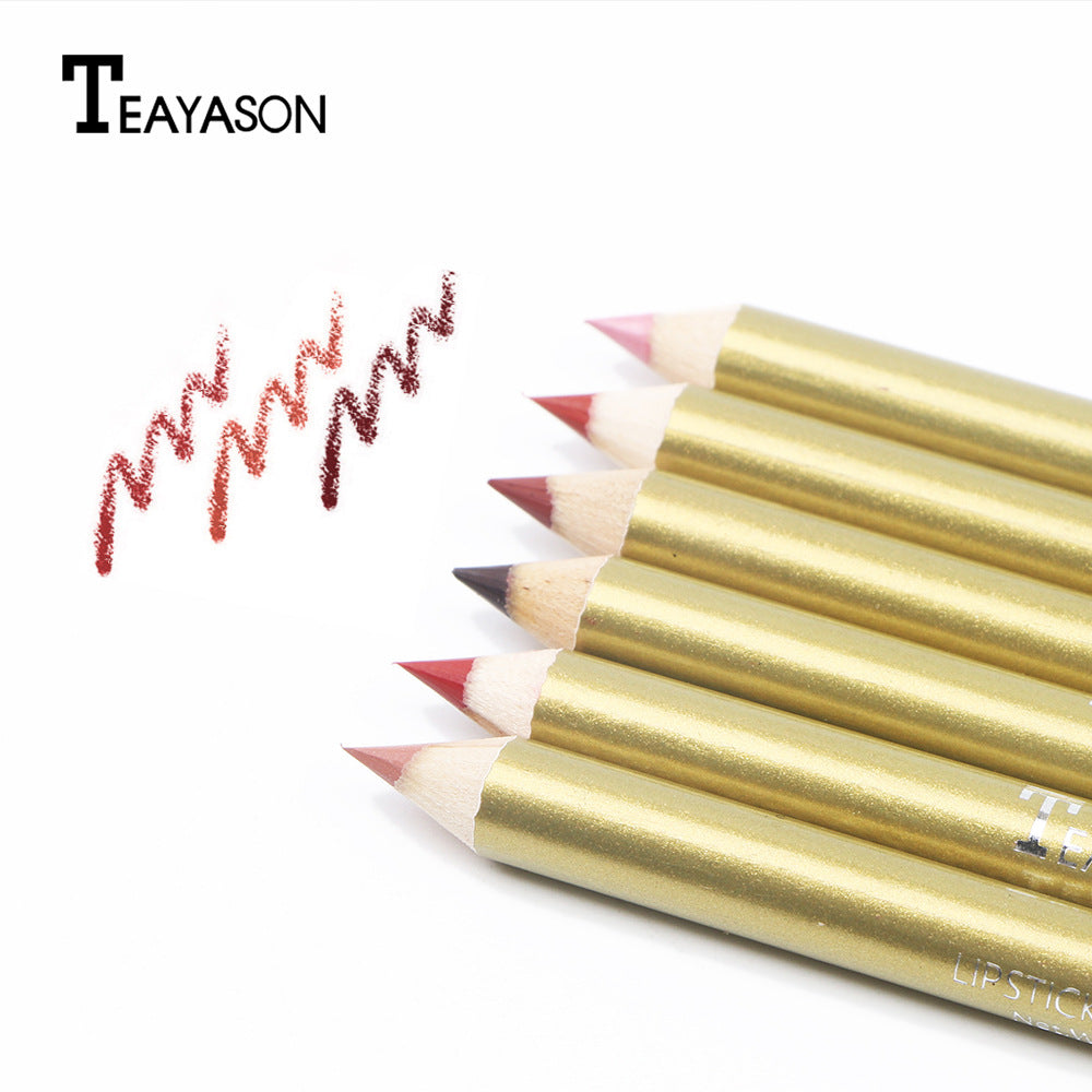 Matte Lip Liner Lasting Vampire Color Nude Pink Big Red Lipstick Lip Pencil