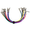 JOYO CM - 05 6pcs 1.2Ft Shielded Mono Cable Guitar Signal Line 6.3mm Male to 6.3mm Male Plug