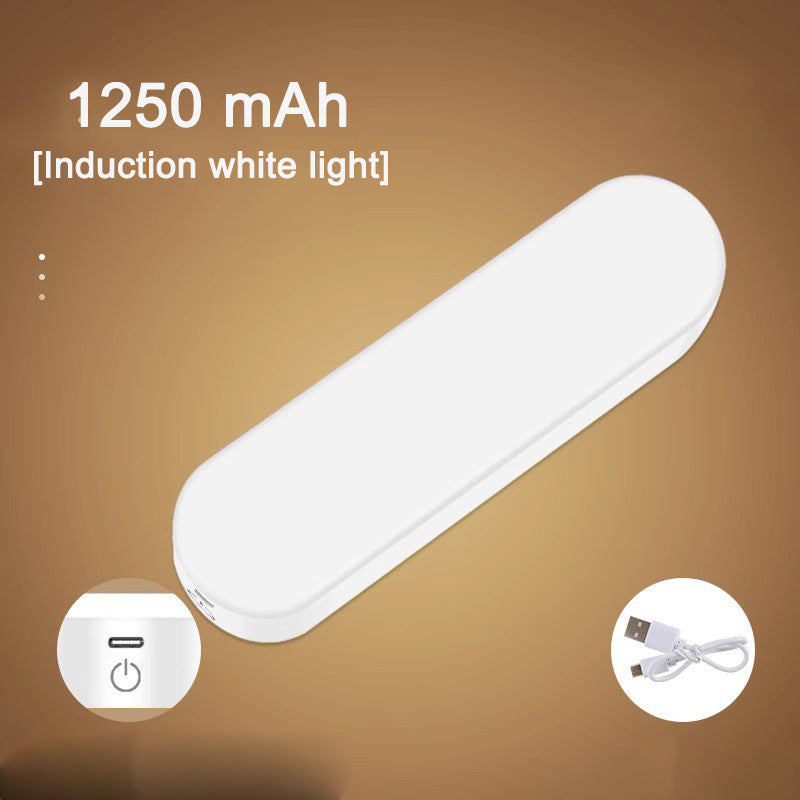 Human body sensing night light intelligent charging bedroom bedside voice control home wireless corridor cabinet night light