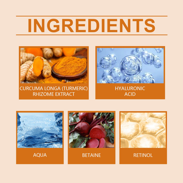 Turmeric Anti-Wrinkle Brightening Cream Reduces Fine Lines And Spots Moisturizing Repair Refreshing Whitening Cream