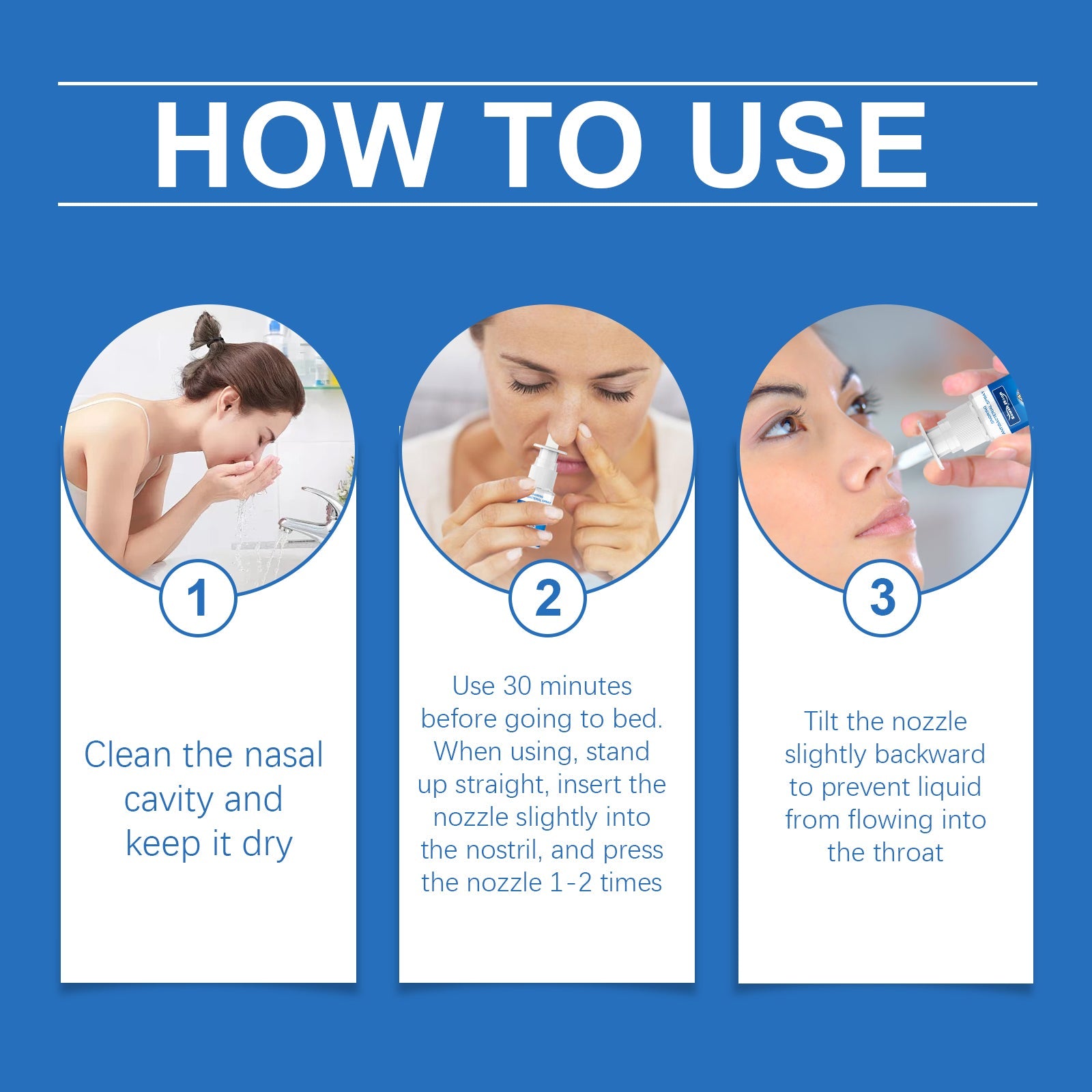 Snore Care Spray Mild Nasal Cleansing Spray Nose Care