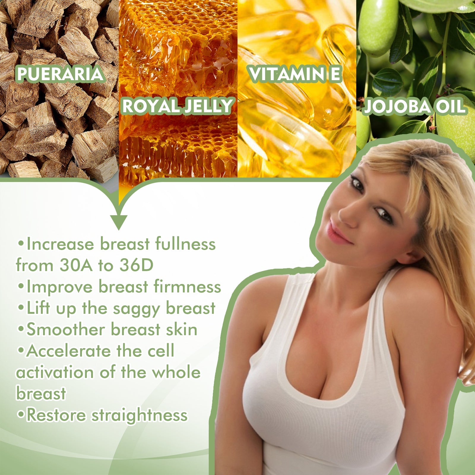 Breast Enhancement, Postpartum Breast Relaxation Firming And Lifting Firm Plump Breast Care Massage Cream