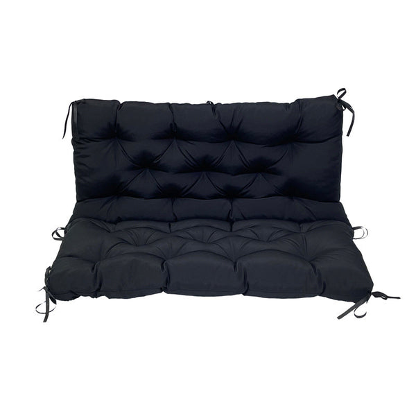 Outdoor 2/3-seater bench/swing cushions: thickened, with backrest, waterproof.