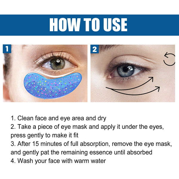 Collagen Eye Mask Removes Fine Lines And Dark Circles Hydrating And Firming Lift Crystal Eye Mask