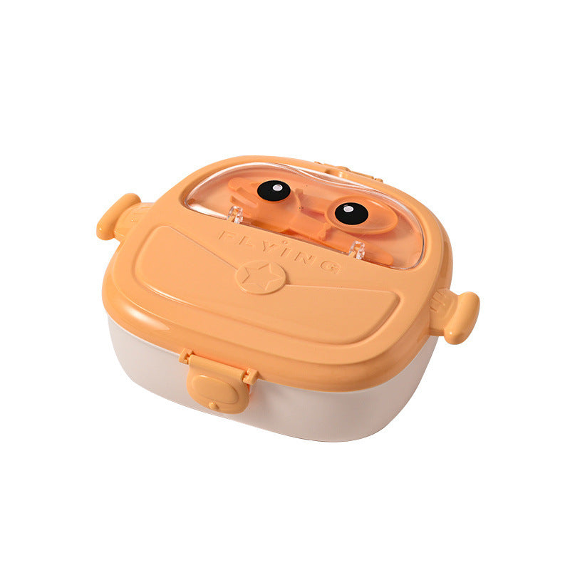 Fashion children's student portable lunch box camping picnic lunch box Peter Pan shape compartment lunch box