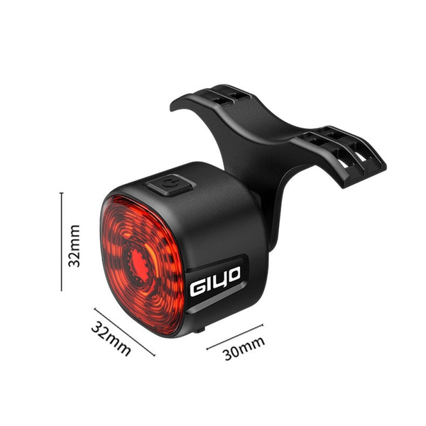Bicycle Smart Brake Tail Light MTB Road Bike Auto Brake Sensing Light SB Rechargeable IPX6 Waterproof LED Warning Rear Lamp