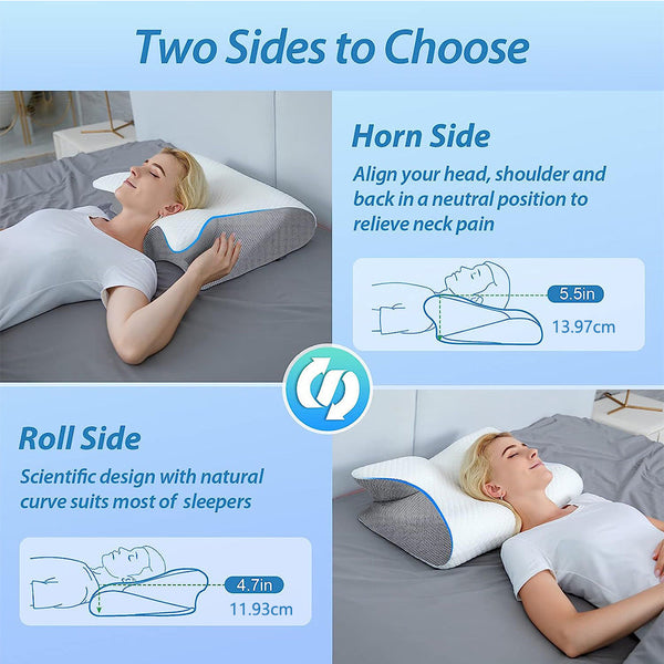 Home Sleep Memory Foam Neck Memory Pillow Orthopedic Pillow Cervical Health Cotton Pillows Memory Foam body pillow anime