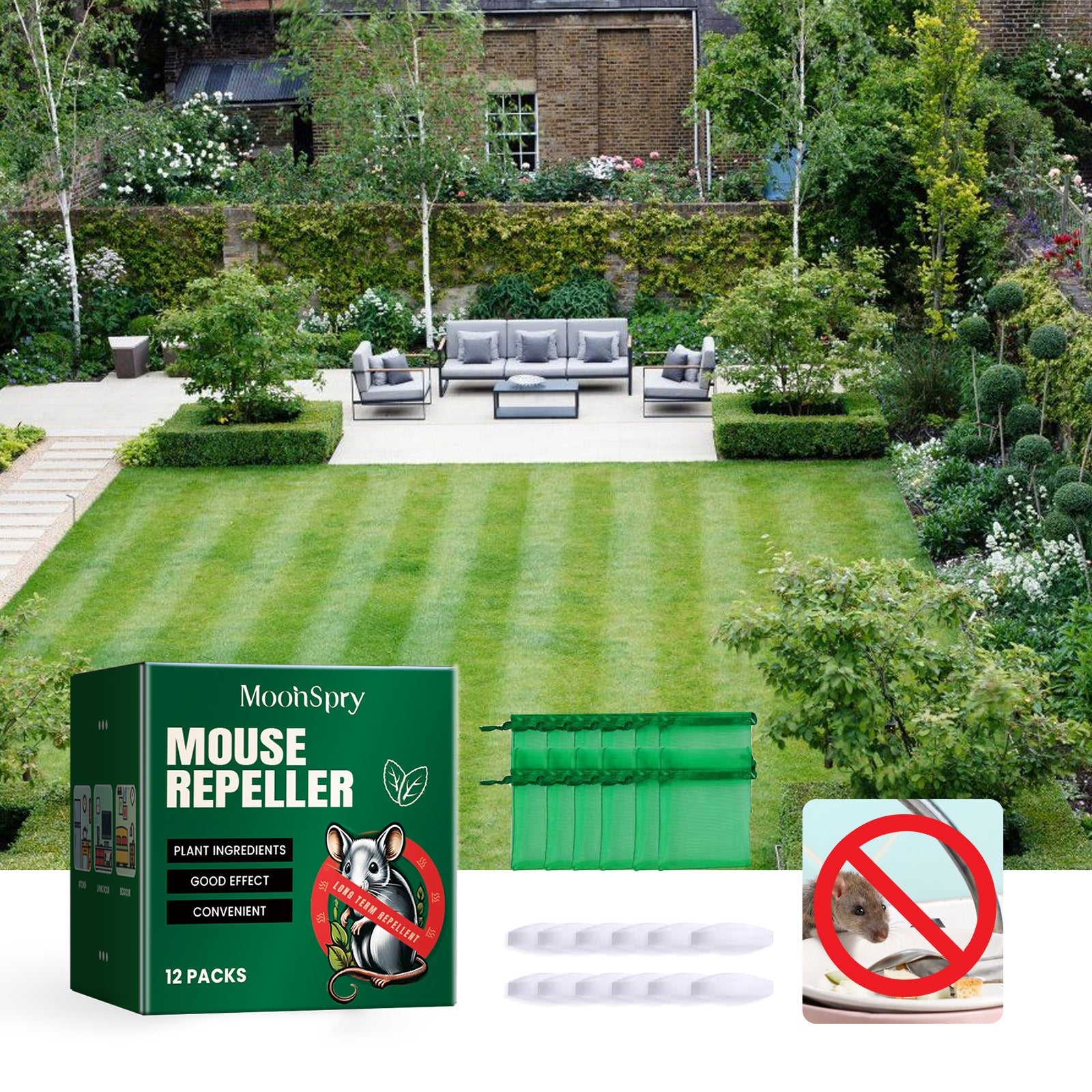 Mouse Repeller, Car Engine Outdoor Home Indoor Mouse Repellent Mouse Repellent Pill