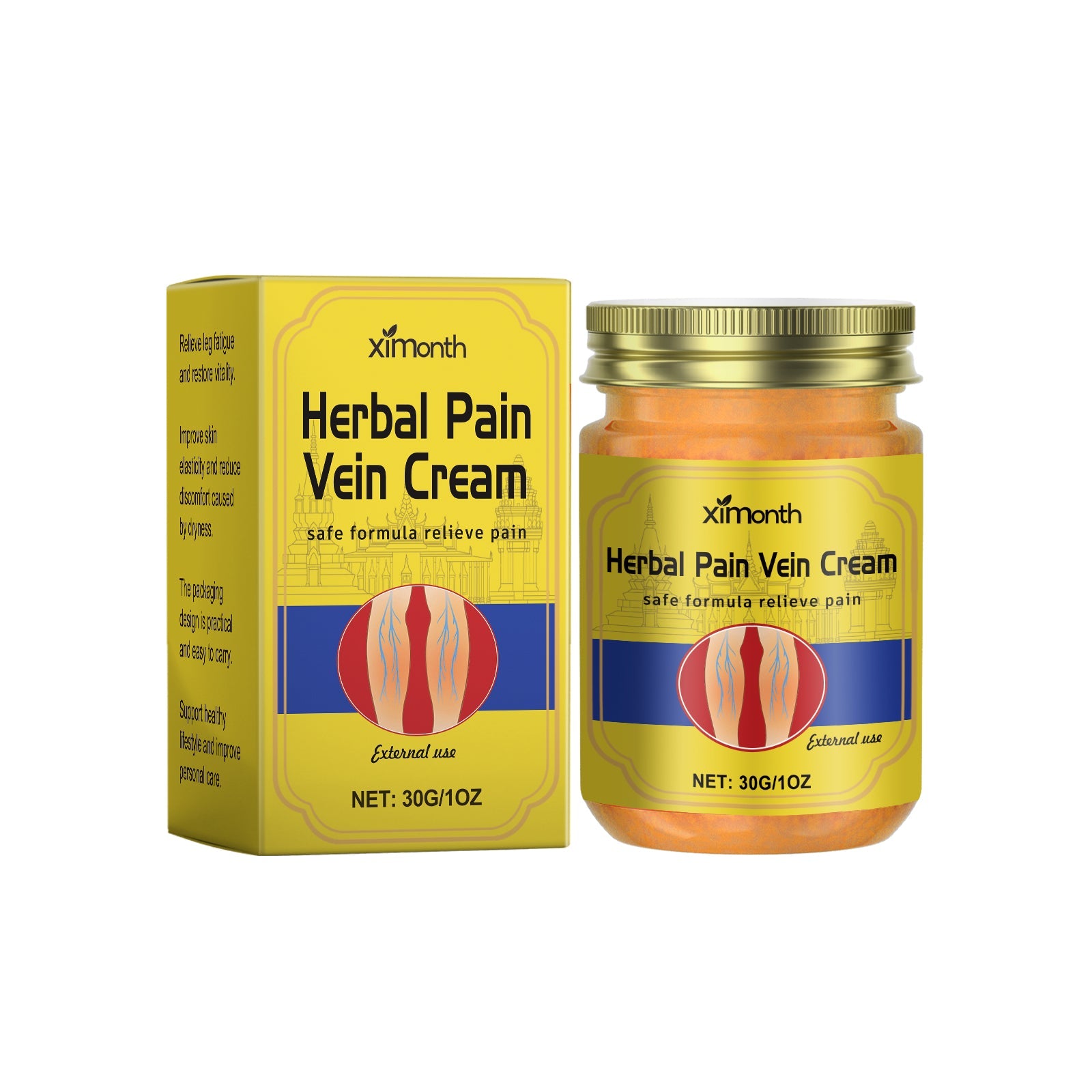 Herbal Leg Care Cream, Pamper, Massage, Repair And Relieve Uncomfortable Legs