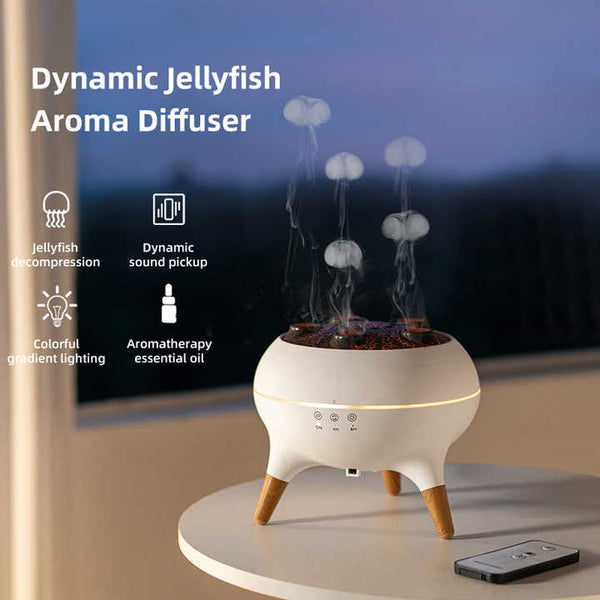 Spray HumidificadorElectric Night Light Air Humidifier With Remote Aromatherapy