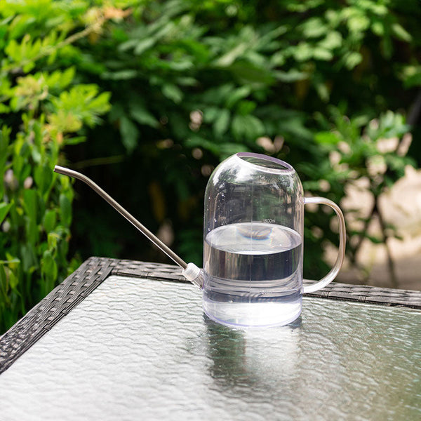 New 1.5L garden watering can, large-capacity detachable watering device, stainless steel long-spout home garden supplies