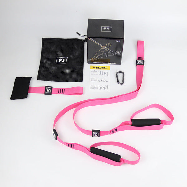 Suspension Training Strap - Adjustable, Wall Mount, Professional (TRX-style)