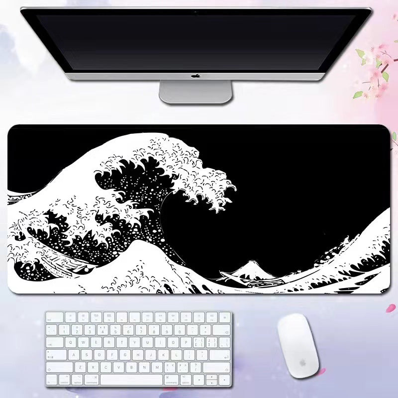 Wave mouse pad advertising game keyboard pad desk pad