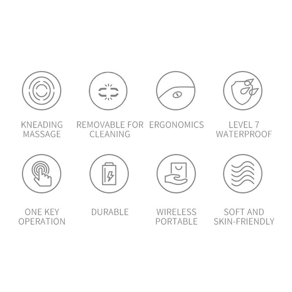 Head massager rechargeable head massager electric 3D scalp massager multifunctional head physiotherapy instrument