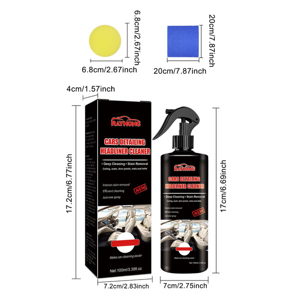 Interior Retreader, Automotive Interior Maintenance Special Decontamination Cleaning Multi-Functional Cleaner