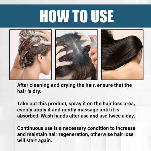 Hair Essence Spray, Prevent Hair Loss Repair Hair Dry And Frizzy Moisture And Dense Hair Essence