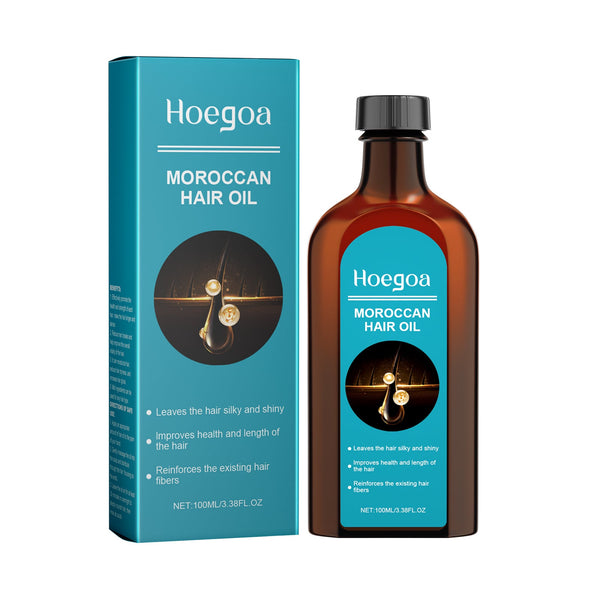 Moroccan Hair Oil, Leave-In Hair Care Serum For Split Ends And Dry Hair Without Greasy Scent