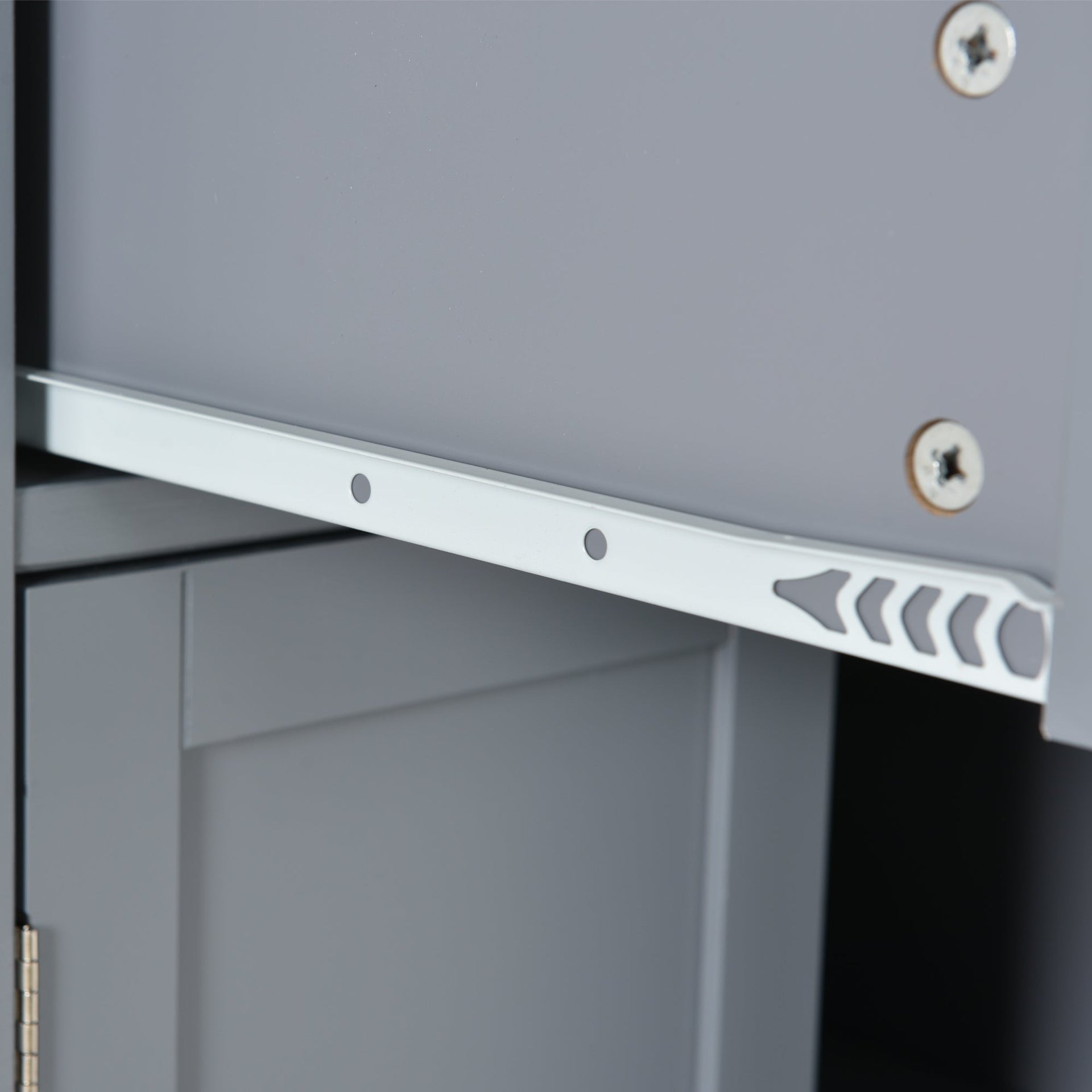 Kitchen Island Cart with Solid Wood Top and Locking Wheels 54.3 Inch Width (Grey Blue)