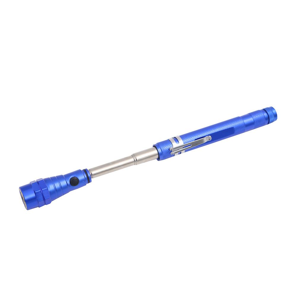 Outdoor Camping Tactical Flash Light Torch Spotlight 3x LED Telescopic Flexible Magnetic LED