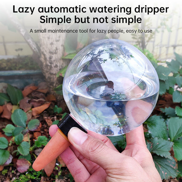 1-5PCS 500ML Plastic Automatic Plant Watering Bulbs, Globe - Shaped Self - Watering Drip Irrigation for Pots